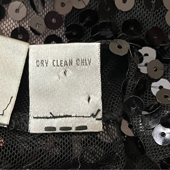 Chico’s Travelers Collection Sequin Ginger Jacket holiday party black tie - Picture 12 of 13